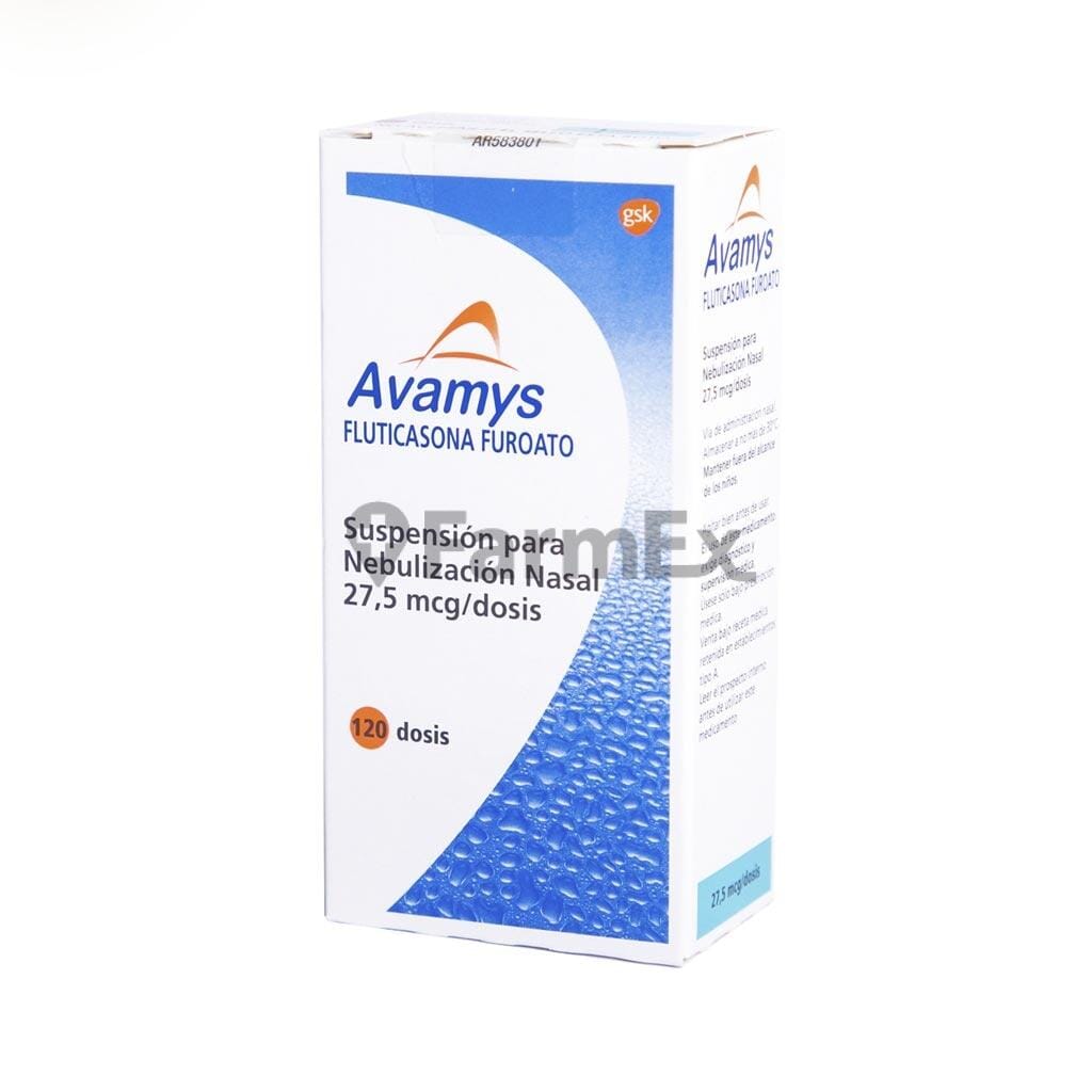 Avamys Spray Nasal 27,5 mcg / dosis x 120 Dosis Farmex-BanMedica-Persistente